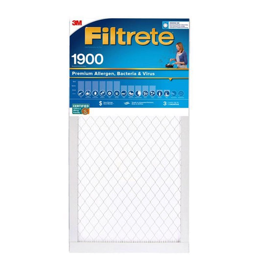Filtrete 14 in. W X 24 in. H X 1 in. Polypropylene 1900 MPR Pleated Allergen Air Filter 1 pk