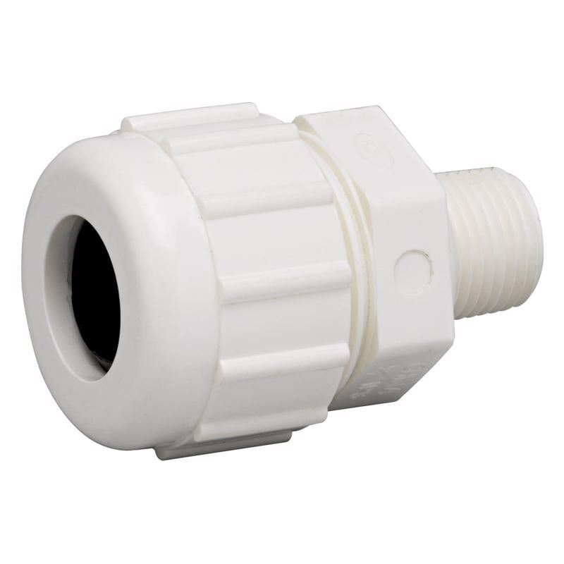 Homewerks Schedule 40 3/4 in. Compression X 3/4 in. D MPT PVC Male Adapter 1 pk