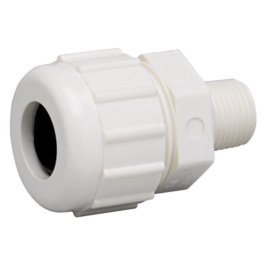 Homewerks Schedule 40 3/4 in. Compression X 3/4 in. D MPT PVC Male Adapter 1 pk