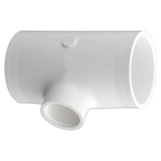 Charlotte Pipe Schedule 40 3/4 in. Slip X 1-1/4 in. D Slip PVC Reducing Tee 1 pk