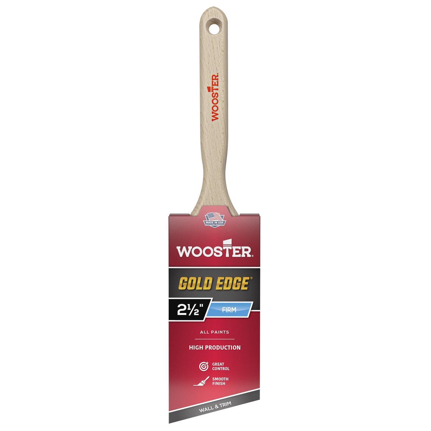 PAINT BRSH GOLD EDGE2.5"