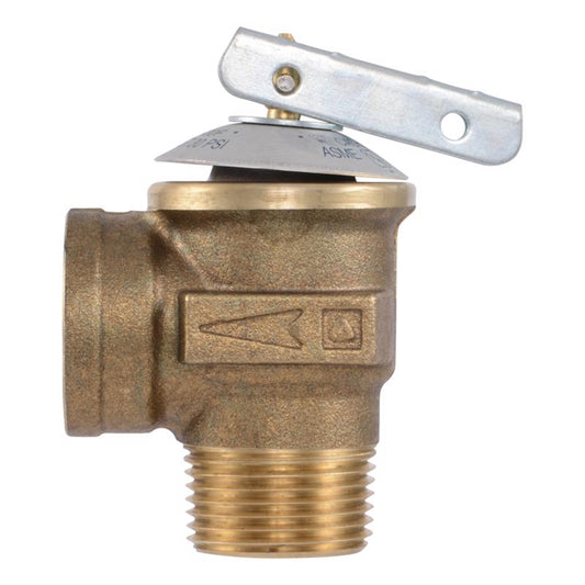 Cash Acme 3/4 in. MIP Brass Pressure Relief Valve 3/4 in. FPT