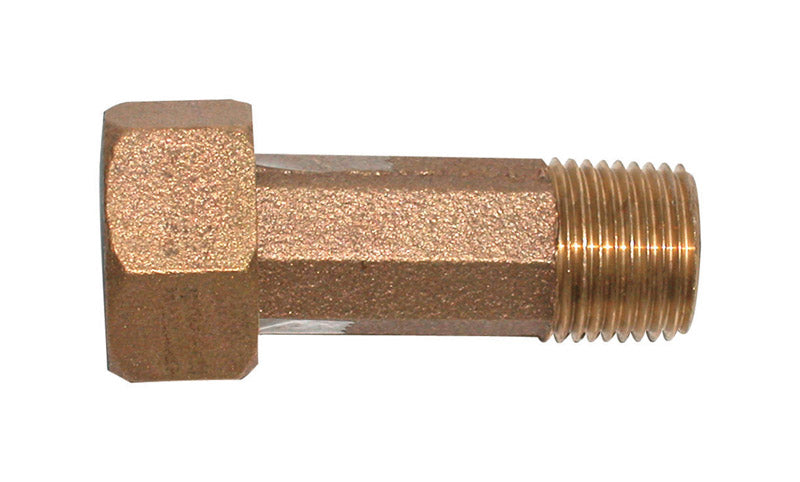 Legend Valve 3/4 in. MNPT Pattern X 3/4 in. D AWWA Bronze Meter Coupling