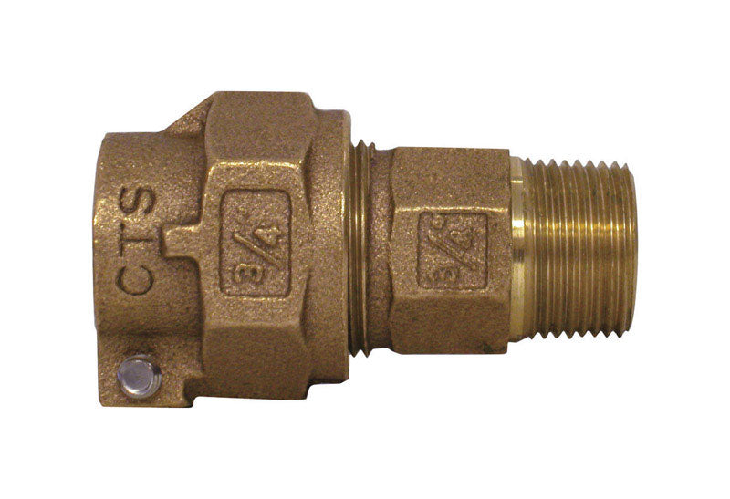 Legend Valve 3/4 in. MNPT Pattern X 3/4 in. D CTS Pack Joint Bronze Adapter