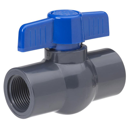 Homewerks 1-1/2 in. PVC FIP Ball Valve Full Port T-Handle For Potable Water