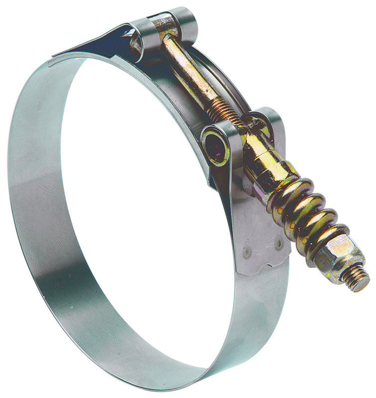 Ideal Tridon 4-9/16 in to 4-7/8 in. SAE 456 Hose Clamp Stainless Steel Band Spring Loaded T-Bolt