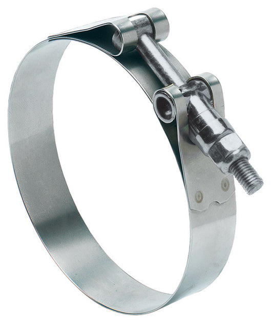 Ideal Tridon 2-1/8 in to 2-7/16 in. 213 Silver Hose Clamp With Tongue Bridge Stainless Steel Band T-