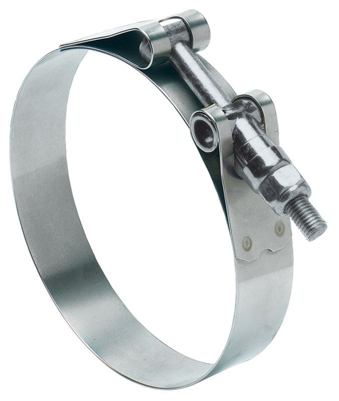 Ideal Tridon 2-7/8 in to 3-3/16 in. 288 Silver Hose Clamp With Tongue Bridge Stainless Steel Band T-