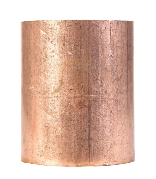 NIBCO 2 in. Sweat X 2 in. D Sweat Copper Coupling with Stop 1 pk