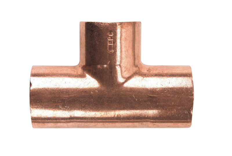 NIBCO 1-1/4 in. Sweat X 1-1/4 in. Sweat Copper Tee 1 pk