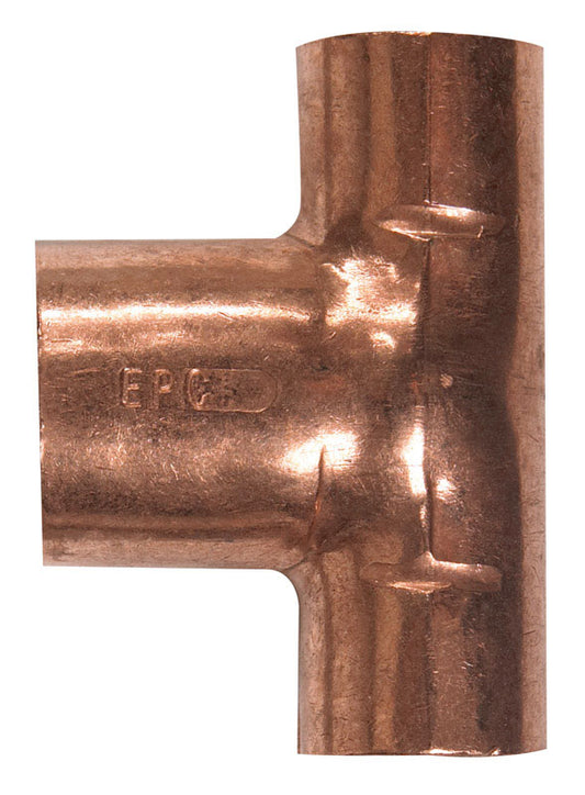 NIBCO 1/2 in. Sweat X 1/2 in. D Sweat Copper Reducing Tee 1 pk