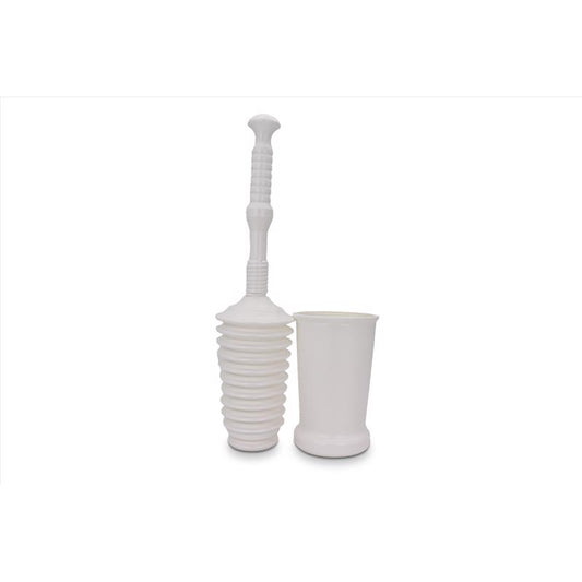 GT Water Products Master Plunger Toilet Plunger with Holder 18-1/2 in. L X 3 in. D