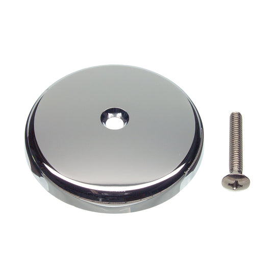 Danco 2 in. D X 0.75 in. L Plastic Overflow Faceplate