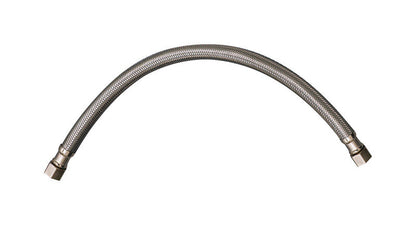 Plumb Pak EZ 3/8 in. Compression X 3/8 in. Compression 12 in. Stainless Steel Faucet Supply Line