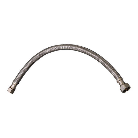 Plumb Pak EZ 3/8 in. Compression X 1/2 in. D FIP 12 in. Stainless Steel Faucet Supply Line