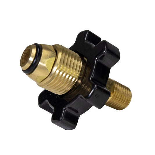 Mr. Heater 1/4 in. D Brass Male Pipe Thread x Full Flow Soft Nose P.O.L. Propane Fitting