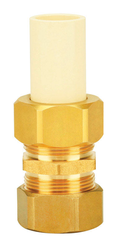 Homewerks Schedule 40 3/4 in. Compression X 3/4 in. Compression CPVC/Brass Adapter Coupling