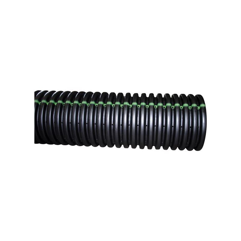 Advanced Drainage Systems 3 in. D X 10 ft. L Polyethylene Slotted Single Wall Perforated Drain Pipe