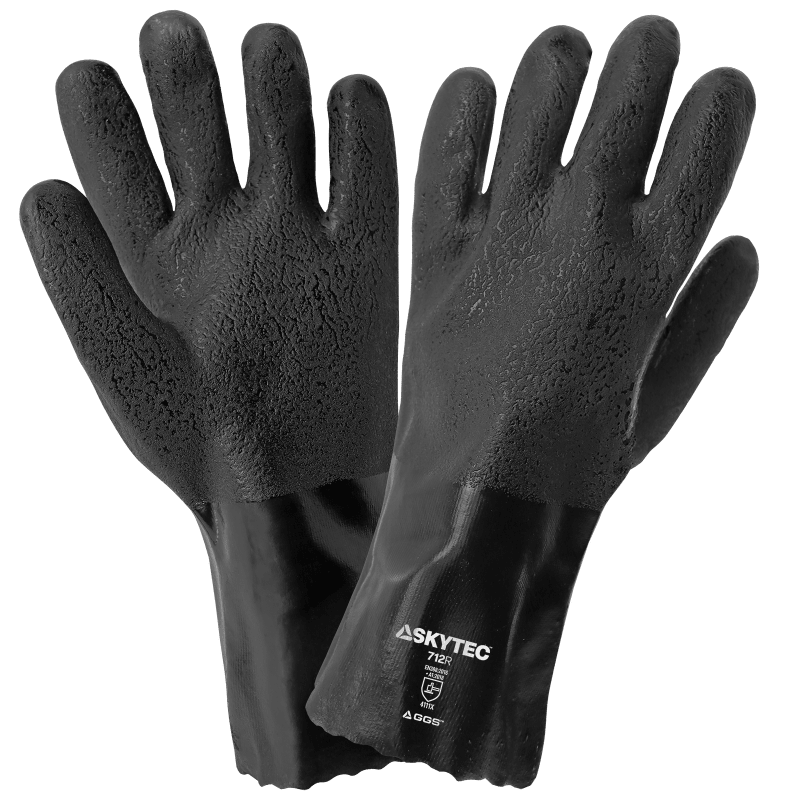 Skytec 712R Chemical Resistant Supported Neoprene, PVC and Nitrile Gloves