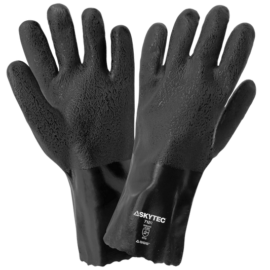 Skytec 712R Chemical Resistant Supported Neoprene, PVC and Nitrile Gloves