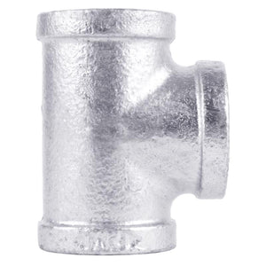 STZ Industries 3/8 in. FIP each X 3/8 in. D FIP 3/8 in. D FIP Galvanized Malleable Iron Tee