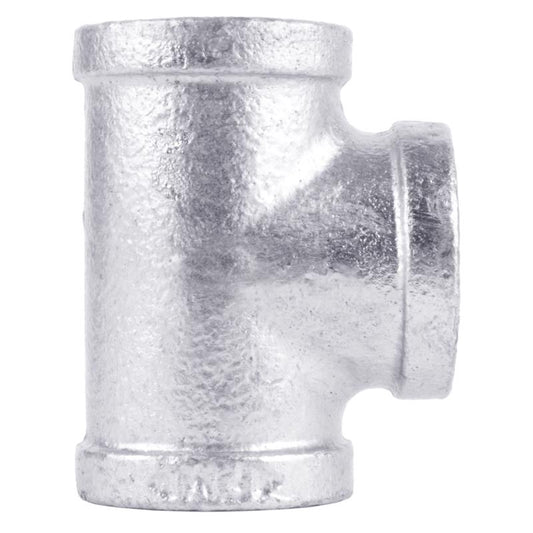 STZ Industries 3/8 in. FIP each X 3/8 in. D FIP 3/8 in. D FIP Galvanized Malleable Iron Tee