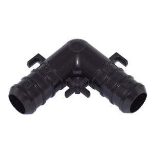 SharkBite 1/2 in. Barb X 1/2 in. Barb Plastic 90 Degree Elbow UP248A5