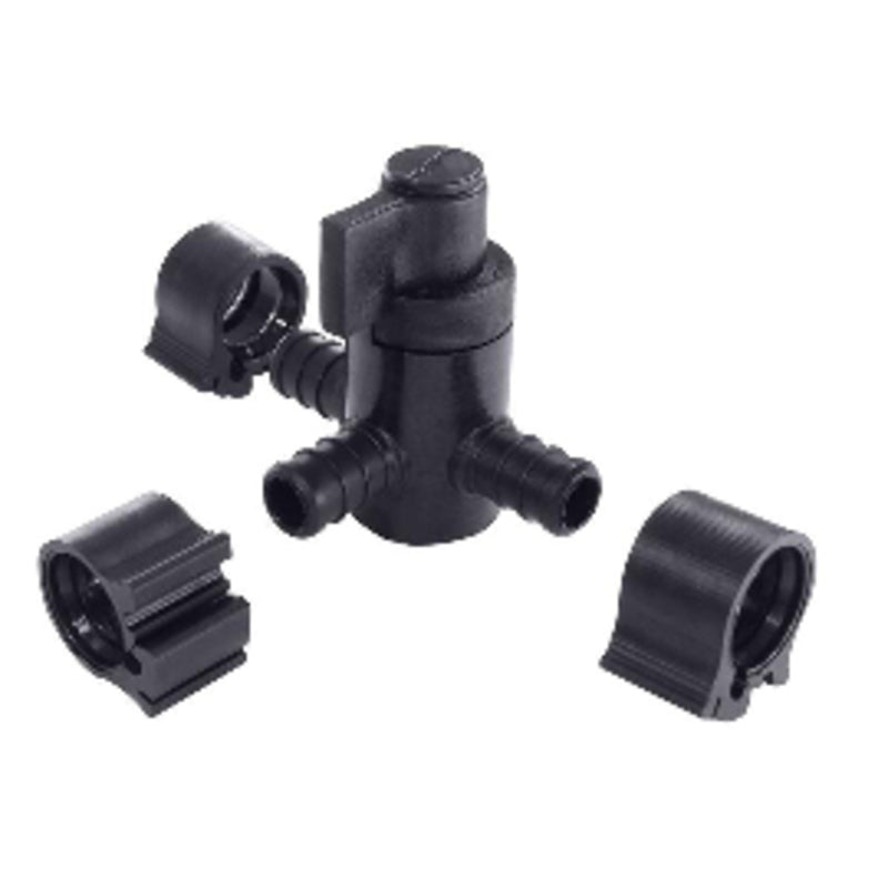 Flair-It PEXLock 1/2 in. PEX X 1/2 in. PEX Plastic Center Drain Valve