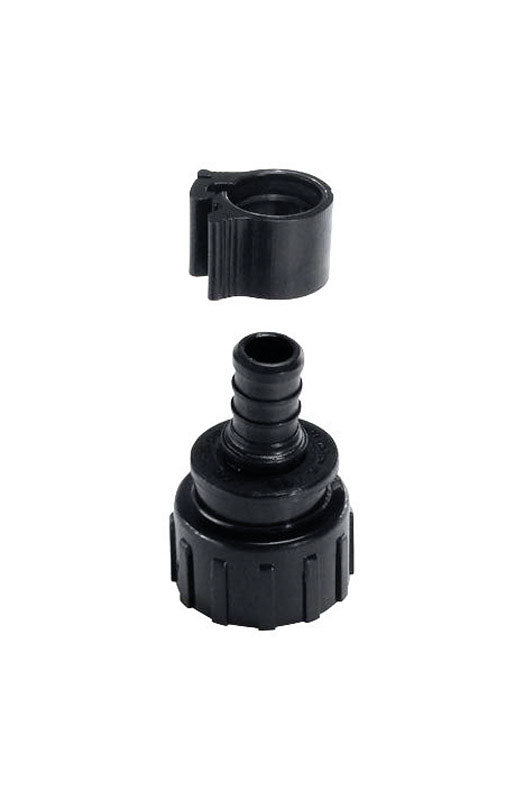 Flair-It PEXLock 1/2 in. PEX X 3/4 in. D PEX Plastic Garden Hose Swivel