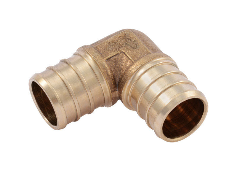 SharkBite 3/4 in. Barb X 3/4 in. Barb Brass 90 Degree Elbow