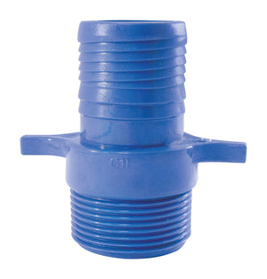 Apollo Blue Twister 1-1/4 in. Insert in to X 1-1/4 in. MPT Acetal Male Adapter ABTMA114 1 pk