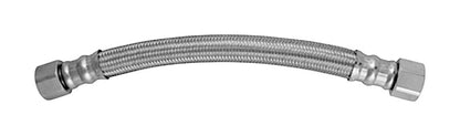 Plumb Pak 3/4 in. FIP X 3/4 in. FIP 24 in. Stainless Steel Water Heater Supply Connector