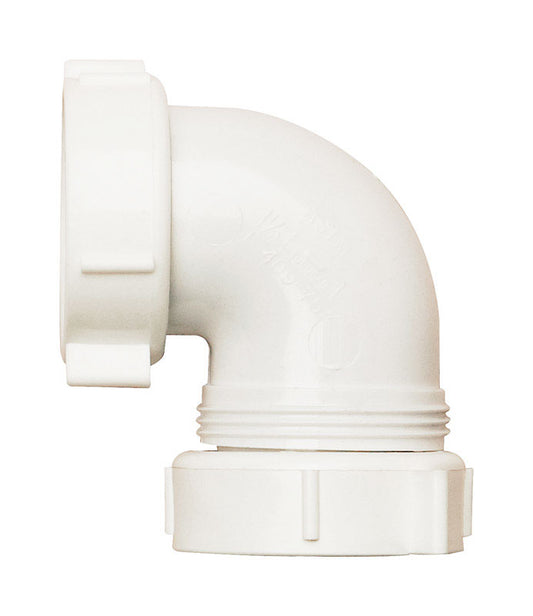 Plumb Pak 1-1/2 in. D X 4-1/2 in. L Plastic 90 Degree Elbow