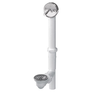 Plumb Pak 1-1/2 in. D Polished Chrome Plastic Triplever Bath Drain PP64W