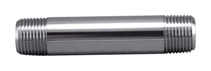 Plumb Pak 3/8 in. IPS in. X 3/8 in. D IPS Polished Chrome Brass Pipe Nipple 3 in. L