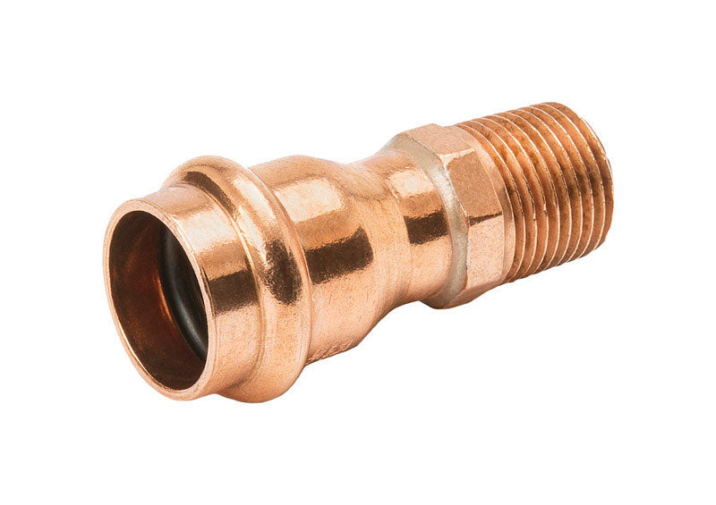 NIBCO Press System 3/4 in. Press X 1/2 in. MIP Copper Adapter 1 pk