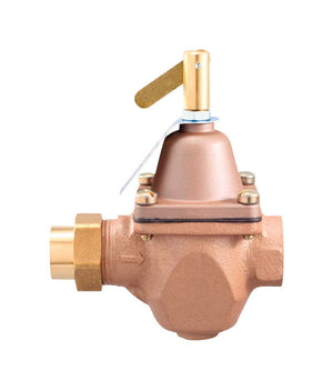 Watts 1/2 in. Female Solder Union Bronze Water Pressure Regulating Valve 1/2 in. FNPT 0950001 1 pk