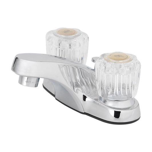Oakbrook Collection Essentials Chrome Transitional Pop-up Bathroom Sink Faucet 4 in.