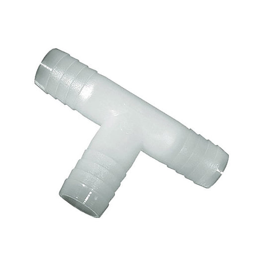 Green Leaf 1/8 in. Barb X 1/8 in. D Barb Nylon Tee 1 pk