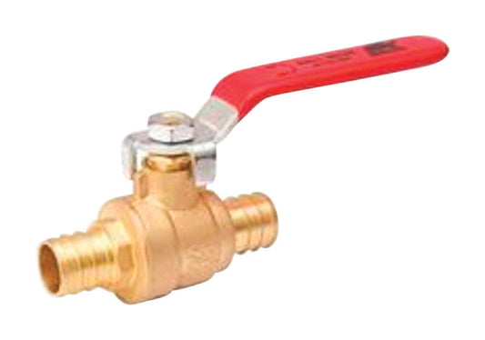 BK Products Proline Series 3/8 in. Brass PEX Ball Valve Full Port Lever For Water