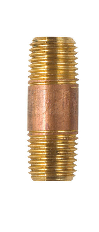Anderson Metals 1/4 in. MPT X 1/4 in. MPT Red Brass Nipple 1-1/2 in. L