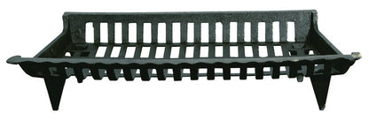 Open Hearth Black Cast Iron Fireplace Grate