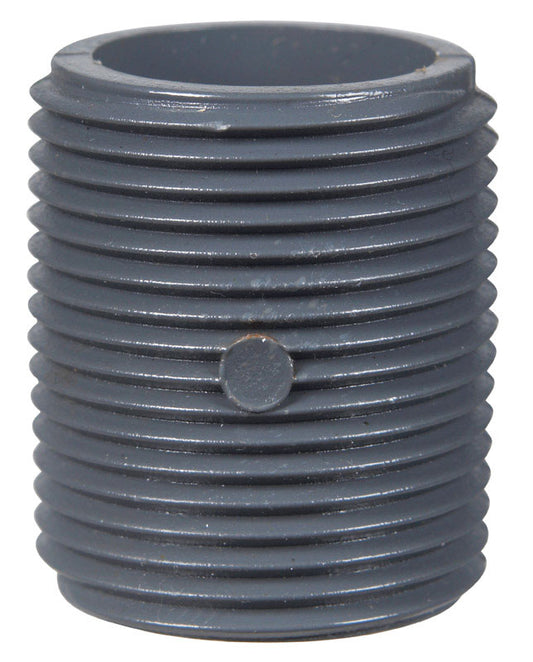 B&K Schedule 80 1-1/2 in. MIP X 1-1/2 in. D MIP PVC Close Nipple 1 pk
