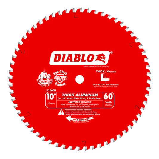 Diablo 10 in. D X 5/8 in. TiCo Hi-Density Carbide Circular Saw Blade 60 teeth 1 pk