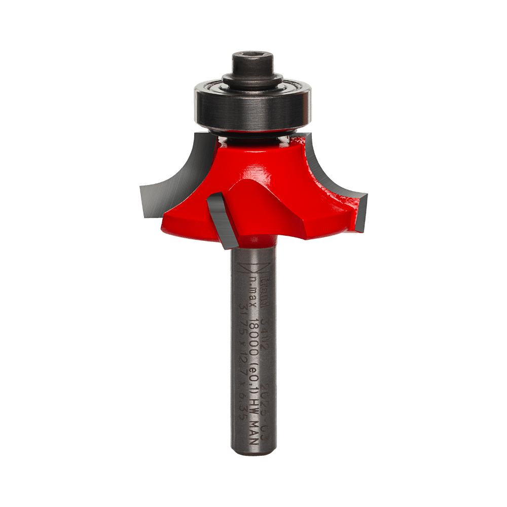 Freud 1-1/4 in. D X 5/16 in. X 2-3/16 in. L Carbide Rounding Over Router Bit