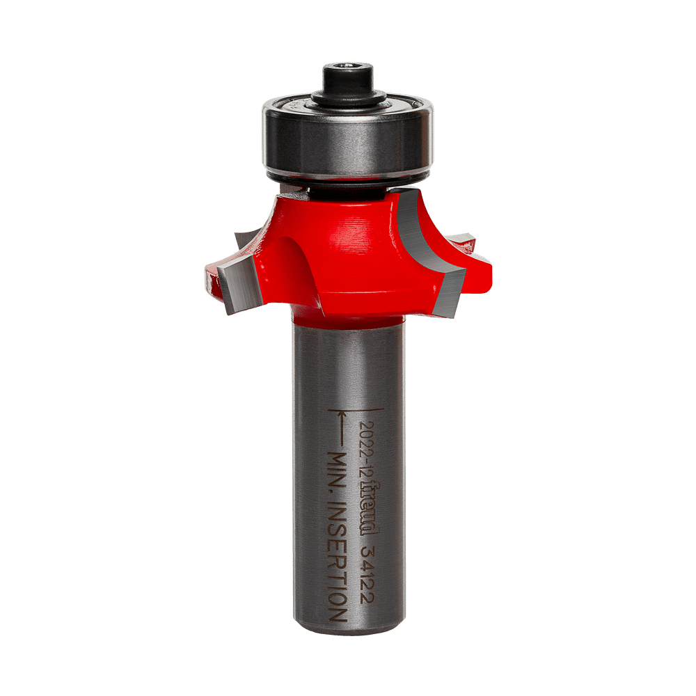 Freud 1-1/2 in. D X 5/16 in. X 2-1/2 in. L Carbide Rounding Over Router Bit