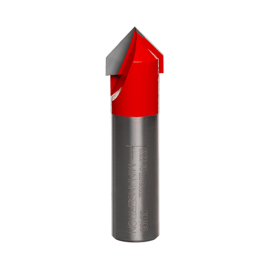 Freud 5/8 in. D X 5/8 in. X 2-1/4 in. L Carbide V Grooving Router Bit