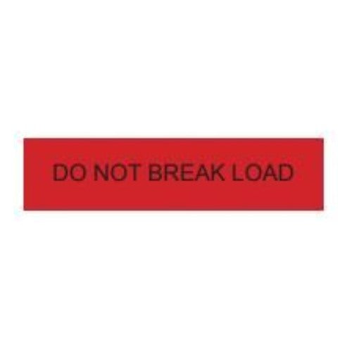 5 X 1000 X 80 - Clear With Red And Black Print "DO Not Break LOAD"; 12 RLS/CS