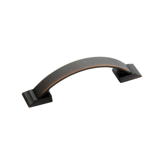 Amerock Candler Transitional Arch Cabinet Pull 3 in. Oil Rubbed Bronze Brown 5 pk