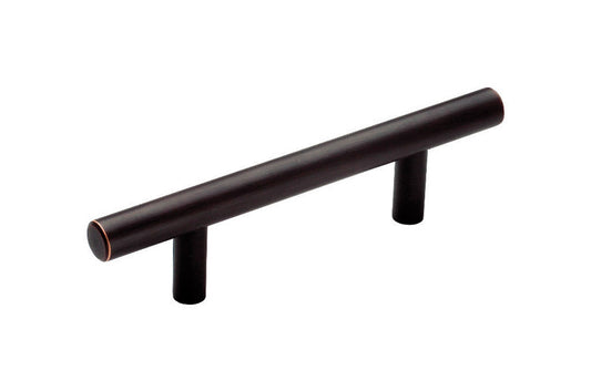 Amerock Contemporary Bar Cabinet Pull 3 in. Oil Rubbed Bronze Brown 5 pk